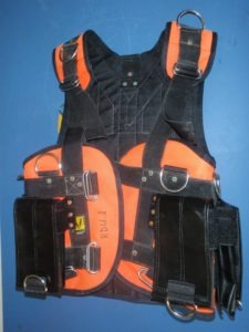 Harness for underwater welding