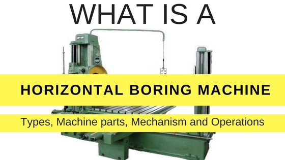 Horizontal boring machine