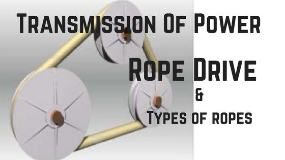 rope drive belts