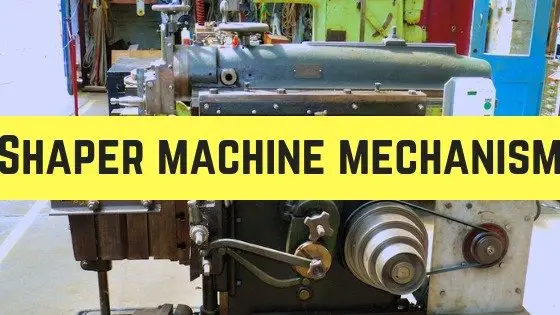 Shaper machine mechanism