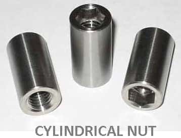 cylindrical or capstan nut