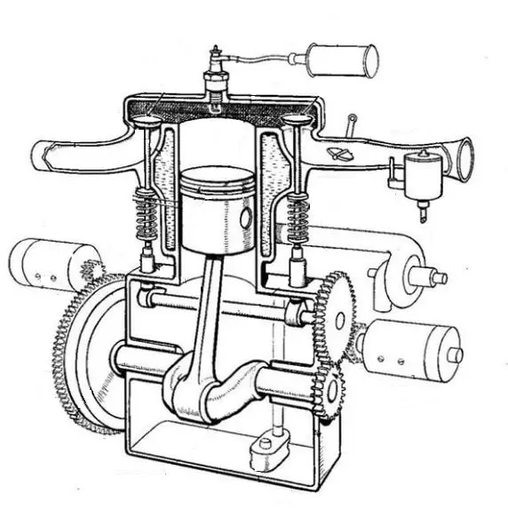 single cylinder engine