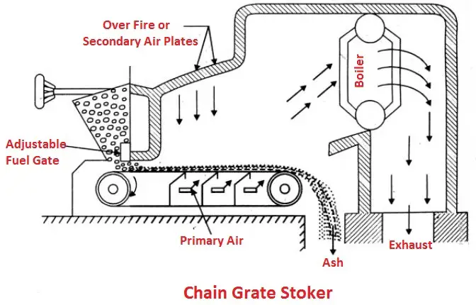 Chain grate stoker