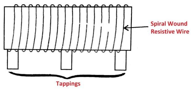 Tapped resistors