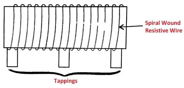 Tapped resistors