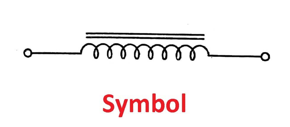 Iron Cored Inductor symbol