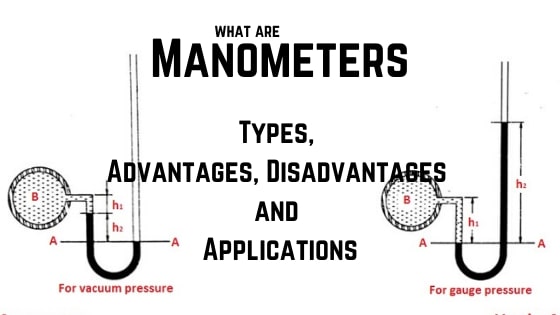 Manometers types