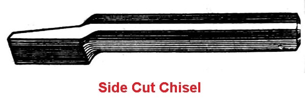 Side cut chisel