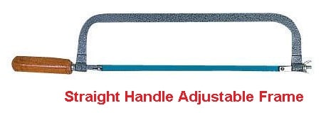 Types of hacksaw frame - Straight handle adjustable frame