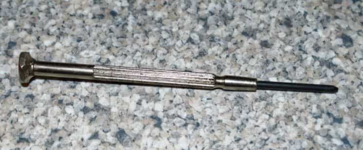 Watchmaker screwdriver