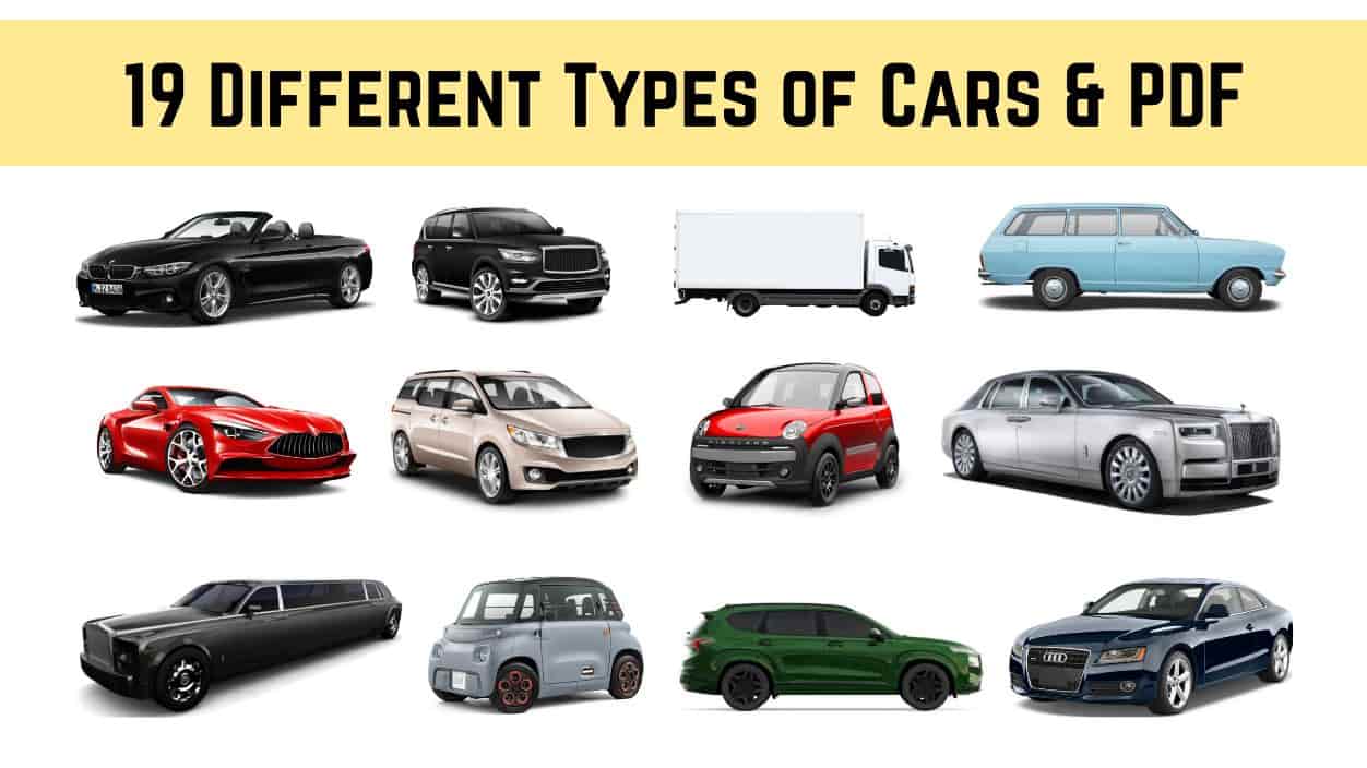 Types Of Cars With Pictures Car Brand Names Com - Riset