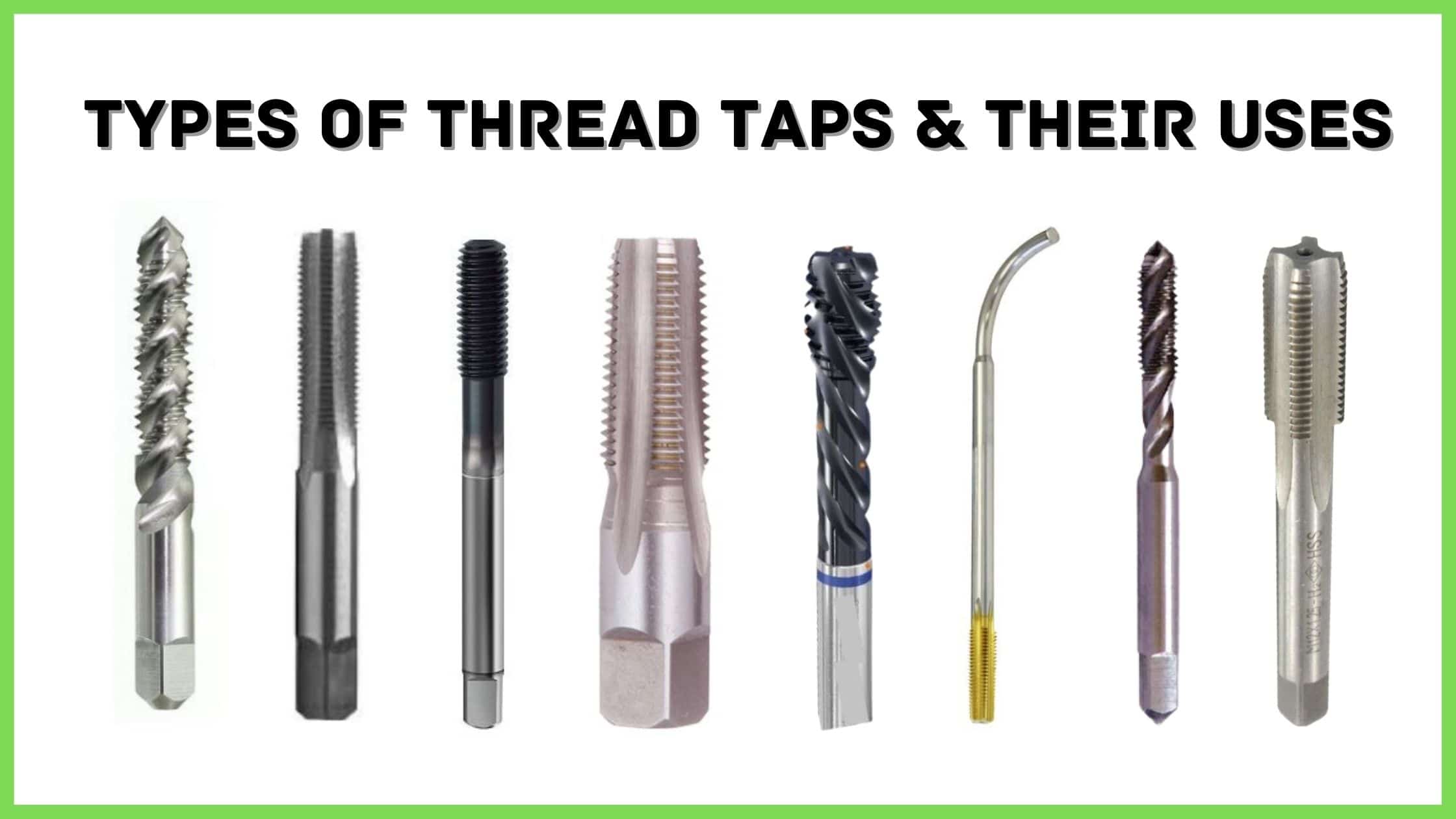 Different Types Of Thread Taps Epic Tool | vlr.eng.br