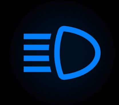 High Beam Indicator Light