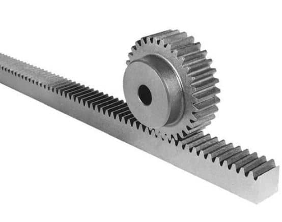 Rack and Pinion Gear - Types of Gears