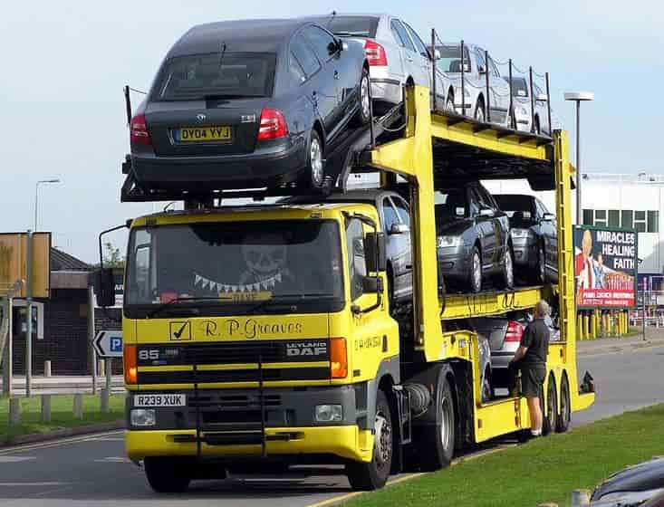 Car Transporter or Car Carrier Truck