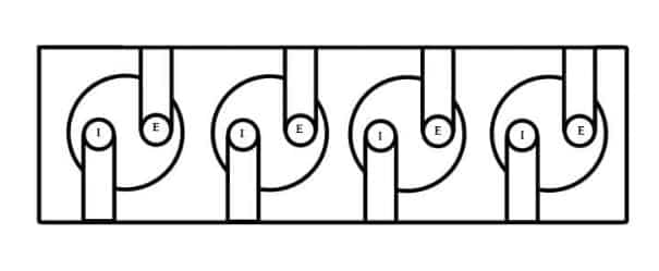 Offset Closet Flow Cylinder Head