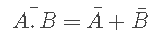 Morgan's First Theorem